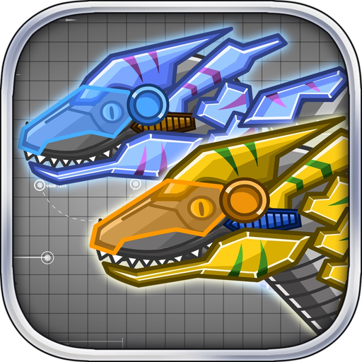 Steel Dino Toy：Mechanic Raptors - 2 player game app icon