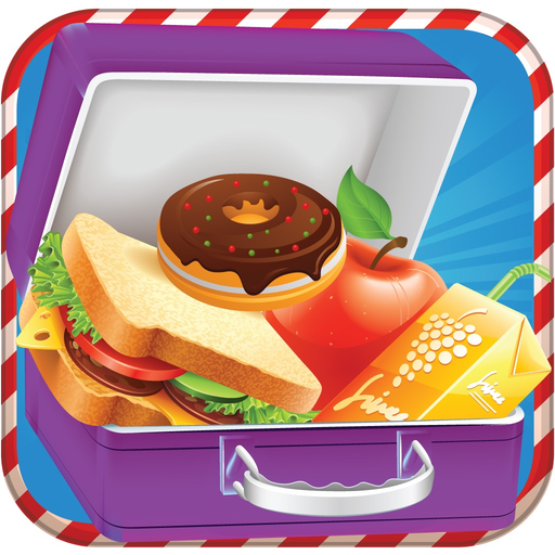 Kids school lunch maker – A school food & lunch box cooking game for girls app icon