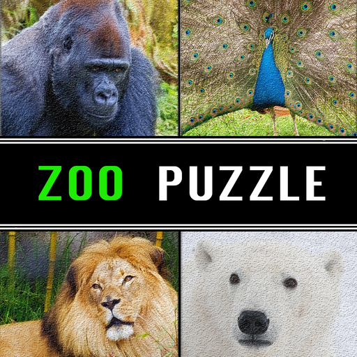 Zoo Animals Jigsaw Puzzle Spectacular FREE app icon