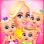 Mommy's Triplets Baby Story - Makeup & Salon Games icon
