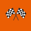 Don't crash of cars icon