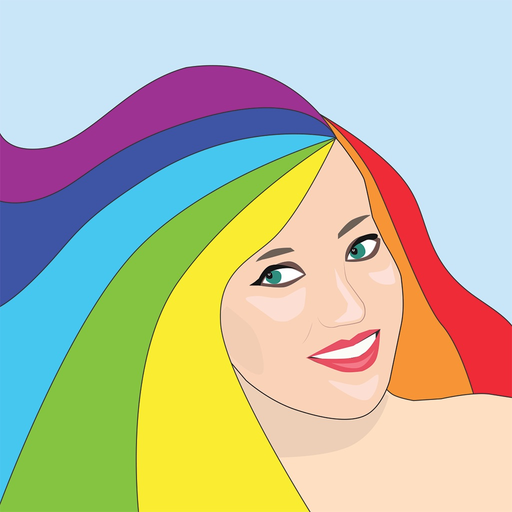 Hair Color Studio app icon