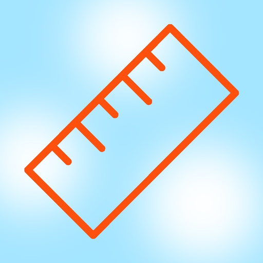 Measure distance on map. Land app icon