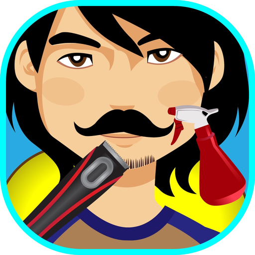 Mustaches & Beard salon - A hairy geek shave salon & barber shop game app icon