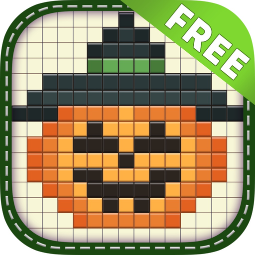 Halloween Riddles Nonograms Free app icon