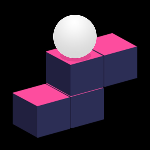 Bouncy Ball Jump On Blocks For Girly Girls app icon