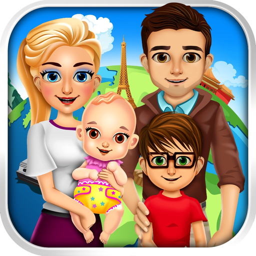 My Family Adventure - Mommy's Salon, Makeup & Dress Up Girl Spa - Kids Games app icon
