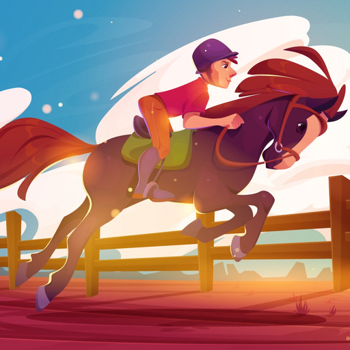 Idle Horse Jockey Racing app icon