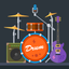 Drum Beat - drumkit icon