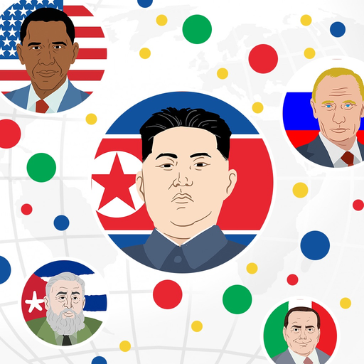 Presidents War: Eat Dot Game - multiplayer cell eater in paradise hocus app icon