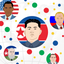 Presidents War: Eat Dot Game - multiplayer cell eater in paradise hocus icon