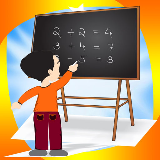 First grade math games for kids app icon