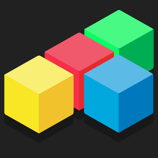 Free to Fit: Color block puzzle logic stack dots app icon