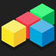 Free to Fit: Color block puzzle logic stack dots icon