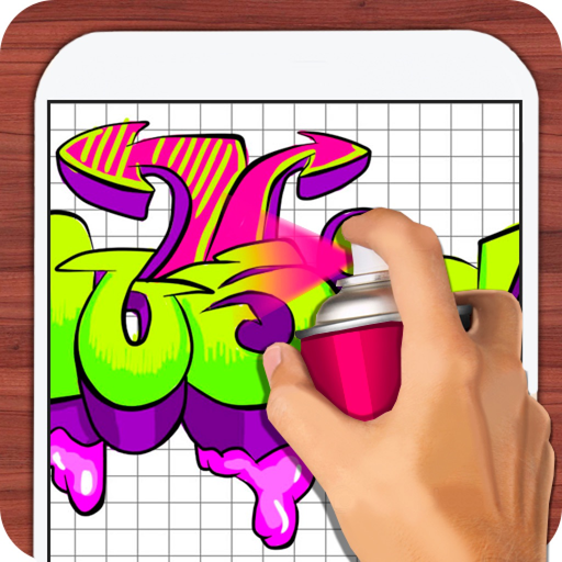 Drawing Lesson Graffiti Fan app icon