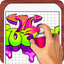 Drawing Lesson Graffiti Fan icon