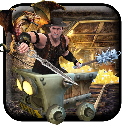 MineCart Rail Rusher War Chase-Mine Survival Story app icon