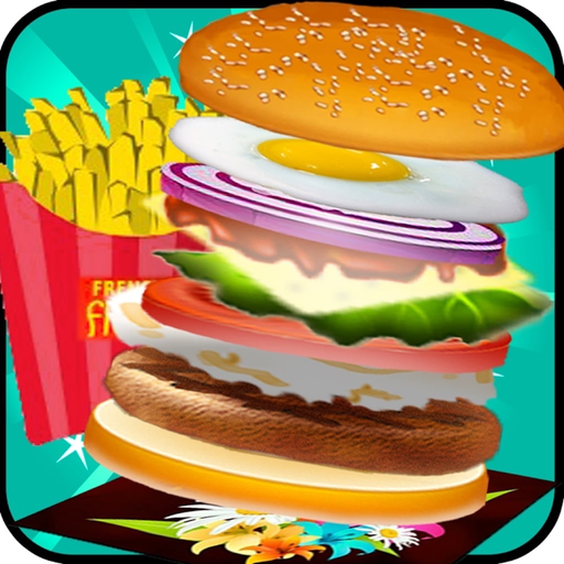 Burger Maker Chef Cooking Game app icon