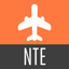 Nantes Travel Guide with Offline City Street Map icon