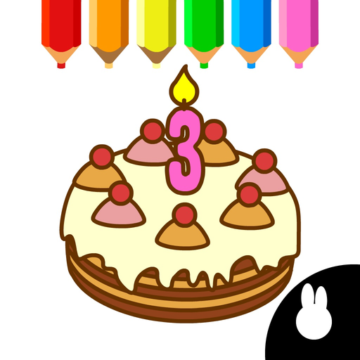 Birthday Cake Coloring Games app icon