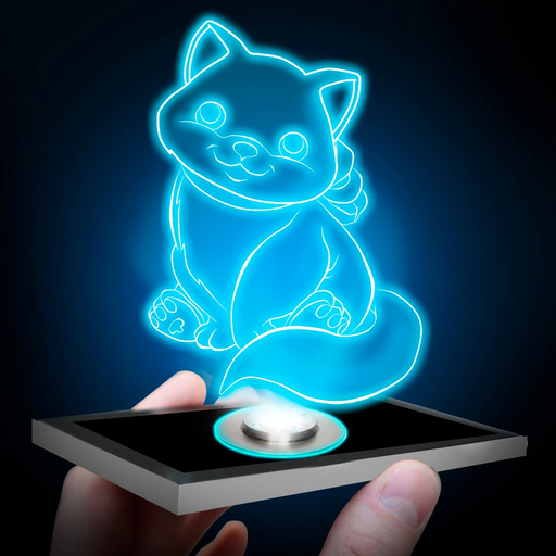 Hologram Cat Kitten 3D Prank app icon