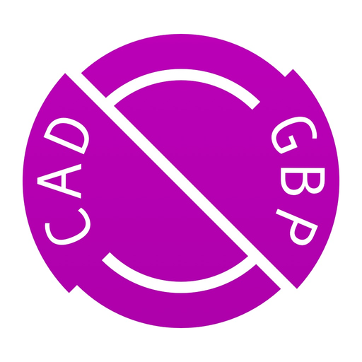 Canadian Dollars To UK Pounds app icon