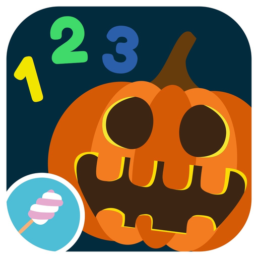 Math Tales trick-or-treating: Halloween counting app icon
