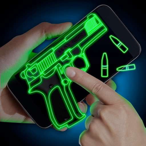 Simulator Neon Weapon Prank app icon