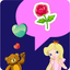 LOVE Stickers & Emoji Art icon
