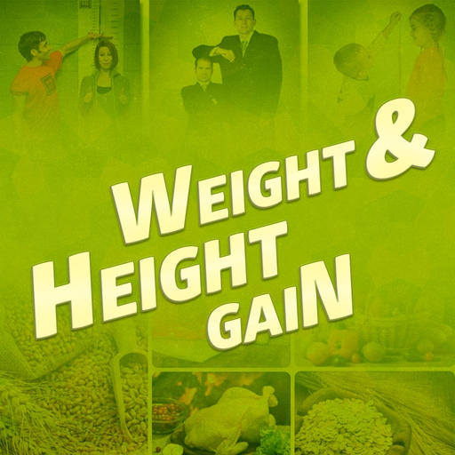 Weight Height gain tips Hindi app icon