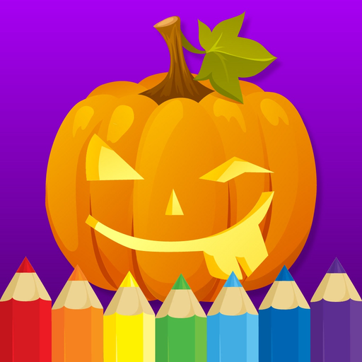 Coloring book : Draw Halloween app icon