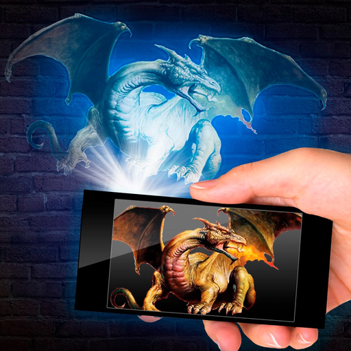 Projector Dragon 3D Prank app icon