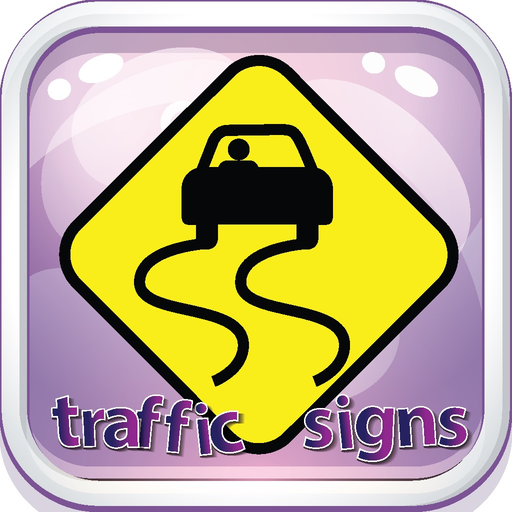 Traffic Signs Flashcards: English Vocabulary Learning Free For Family & Kids! app icon