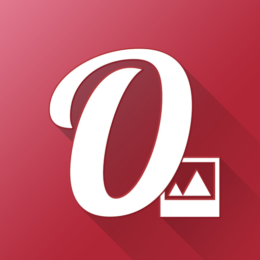 Overphoto Typography Photo Editor - Write captions, add quotes & create font effects app icon