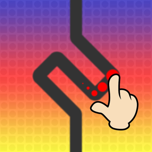 Follow the zigzag line classic app icon