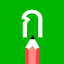 Learn thai handwriting icon
