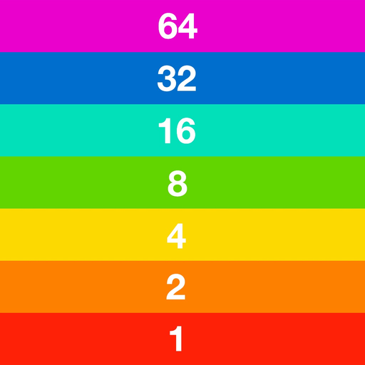 Rainbow Numbers – funny game app icon