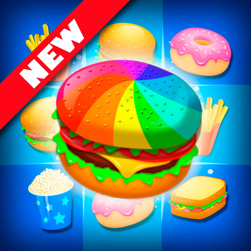 Match 3 Burger HD: Delicious Food Mania app icon