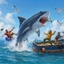 Angry Shark Simulator Games 3d icon