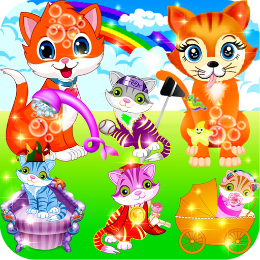Cat Meow Pet Spa Games for Cat app icon