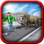 Crazy Rhino Attack 3D icon