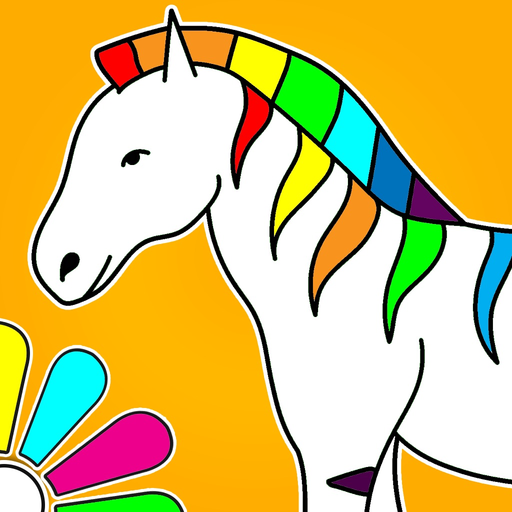 Coloring book for boys & girls. Coloring pages app icon