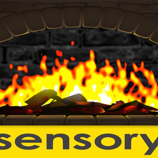 Sensory Flames - Free Fireplace for your TV app icon