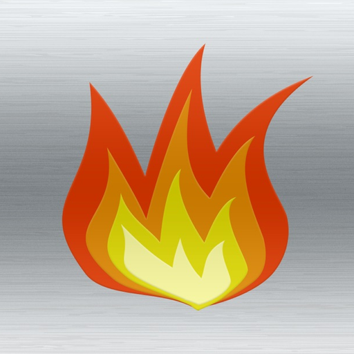 Fireplace live HD TV: Relax with romantic flames & soothing sounds app icon