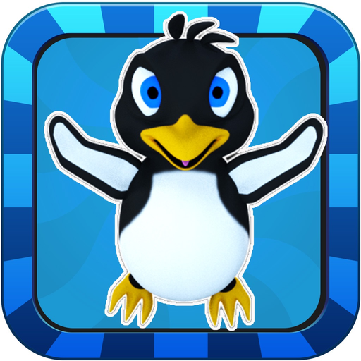 Crazy Cute Baby Penguin Run For Free Game app icon