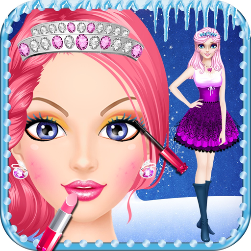 Icy Queen Makeover Game for Girls app icon