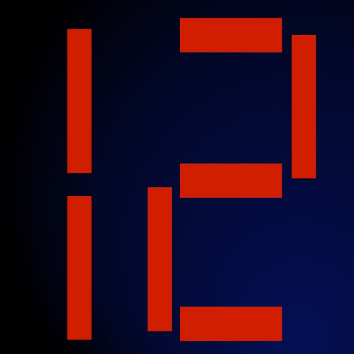 Big Red Clock app icon