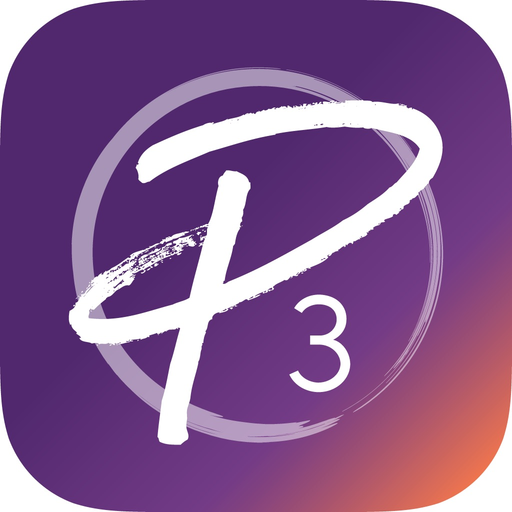 Purple P3 app icon