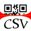 QR 2 CSV icon