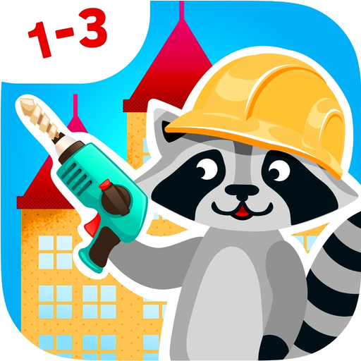Cars Adventure games for kids free build a house app icon